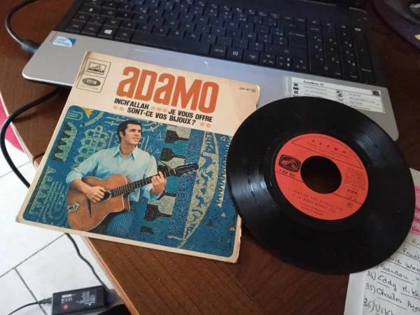 45 t " adamo " inch'allah - CD, DVD & Vinyles - Saint-Satur (18300)