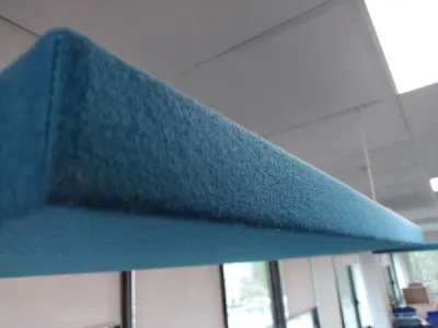 Panneaux acoustiques suspendus 120 x 60 en tissu - photo 3