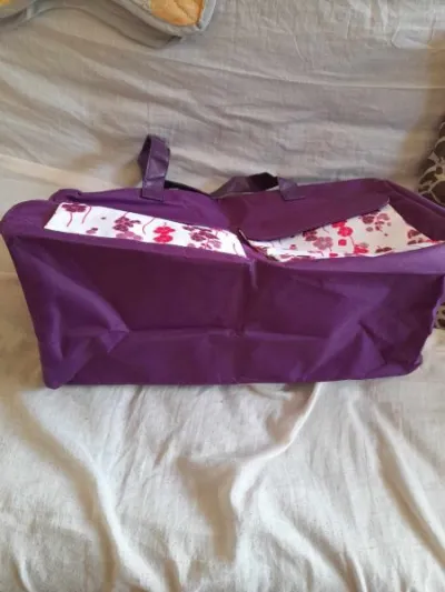 Sac de plage , sac cabas violet , blanc - Sacs & Maroquinerie - Saint-Satur (18300)