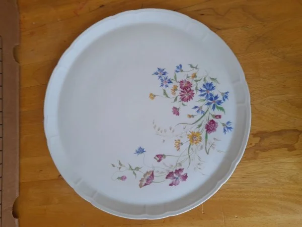 Plat a tarte ferry porcelaine france - Collection - Saint-Satur (18300)