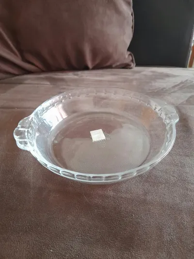 Marinex -Petit Plat à Tarte Rond en Verre Trempé - Arts de la Table