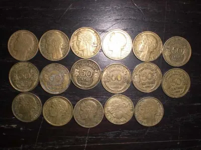 Lot n°11 ou n°12 ou n°13 pieces 1frs-50 cts-bon... - photo 3