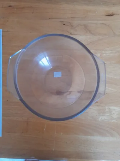Plat rond en verre pyrex n°2 - photo 2