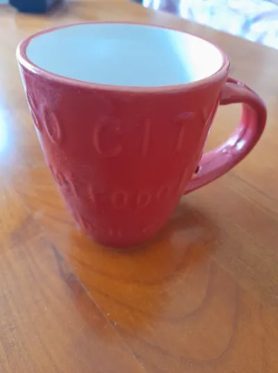 1 mug rouge en céramique - photo 2