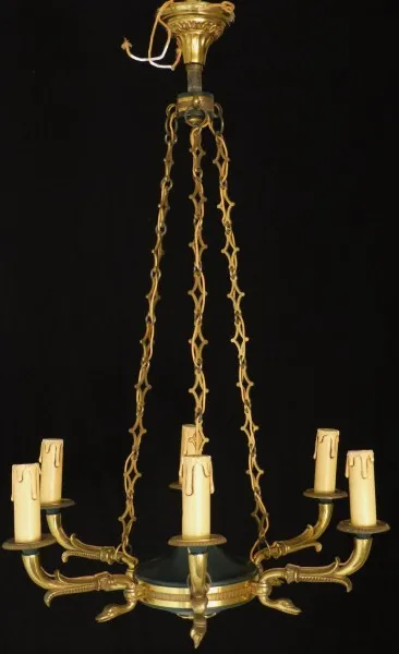 Lustre de style empire 6 feux. - Décoration