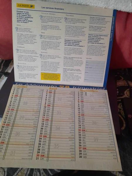 Almanach du facteur 1998 - la poste - Collection - Saint-Satur (18300)