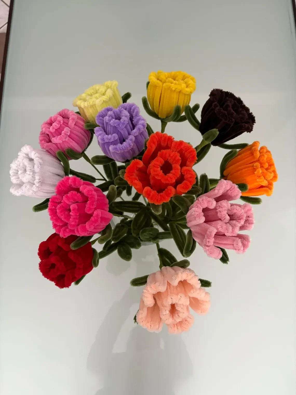 Rose au cure pipe tige floral unite 7€ neuf - Jeux & Jouets - Bussy-Saint-Georges (77600)