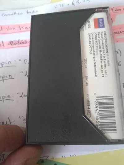 Cassette audio " chopin " - photo 2