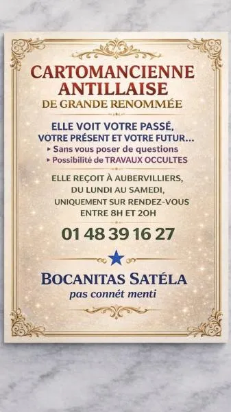 Cartomancienne antillaise - Bien-être & Voyance - Paris 18e Arrondissement (75018)