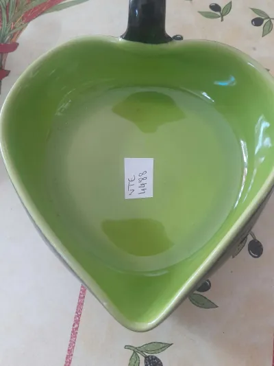 3 Coupelles en céramique forme coeur - photo 2