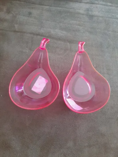Lot 2 Coupelles à Fruits en Plastique Transparent - photo 3