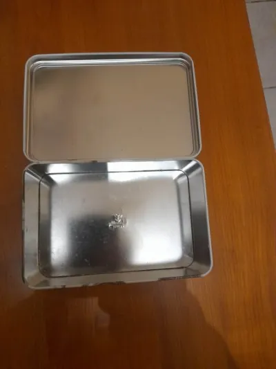 Boite métal publicitaire vide - photo 2