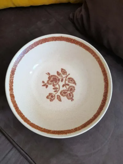 Grand Saladier ou Plat Creux en Grès Beige Mouchet - photo 2