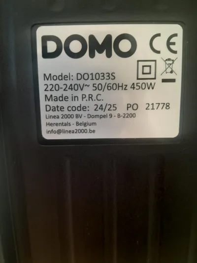 Aspirateur Domo D01033S - photo 4