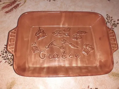 Plat à gratin en grès - Collection - Saint-Satur (18300)