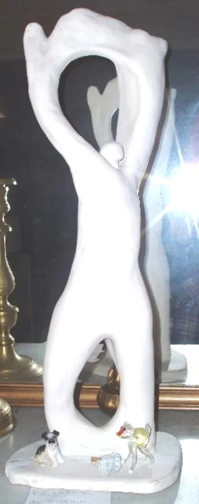 Sculpture en céramique faite main 55 cm de hauteur - Décoration - Paris 16e Arrondissement (75016)