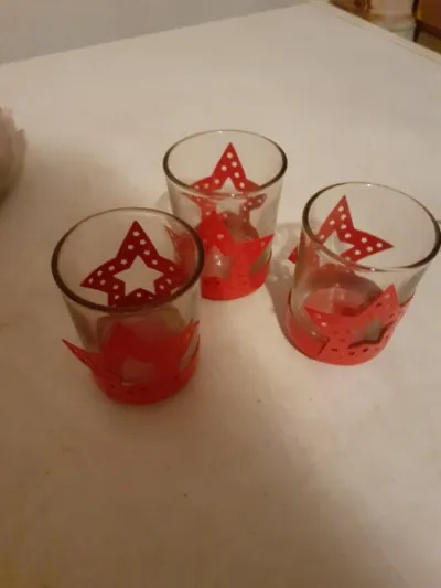 3 verres à bougies - CD, DVD & Vinyles - Saint-Satur (18300)