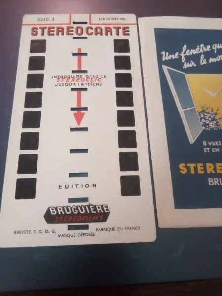 Stéréocarte 2310.3 roquebrune - Collection - Saint-Satur (18300)