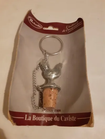 Bouchon coq en étain - Collection - Saint-Satur (18300)