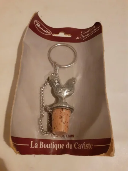Bouchon coq en étain - Collection - Saint-Satur (18300)