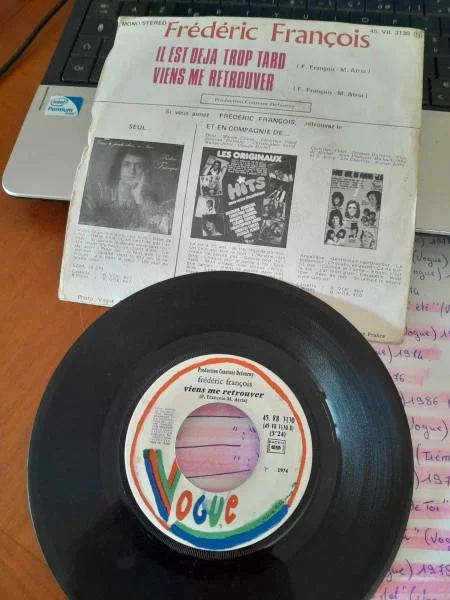 45t " frédéric françois " - CD, DVD & Vinyles - Saint-Satur (18300)