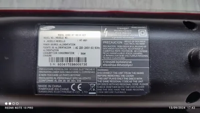 ENSEMBLE SAMSUNG HT-WS1R BARRE DE SON +CAISSON - photo 3