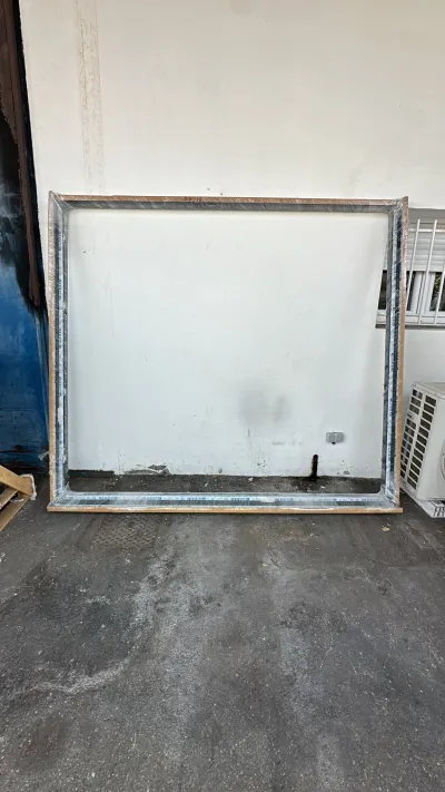 Coulissant en alu 7016 couplets H 2150 / L 2400 - Bricolage
