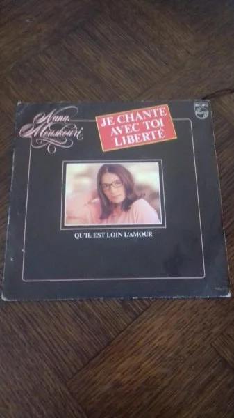 45 t nana mouskouri "je chante avec toi liberté" - CD, DVD & Vinyles - Saint-Satur (18300)