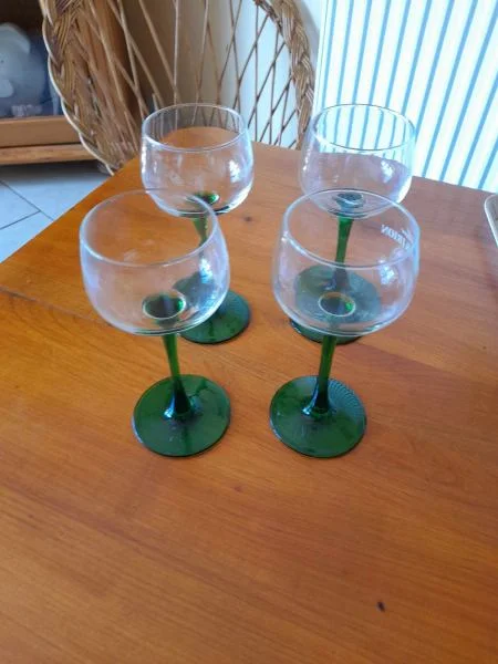 Lot 4 verres à vin alsace dopff et irion - luminar - Collection - Saint-Satur (18300)
