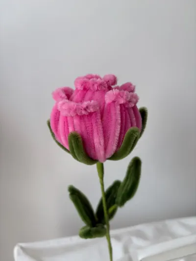 Rose au cure pipe tige floral unite 7€ neuf - photo 3