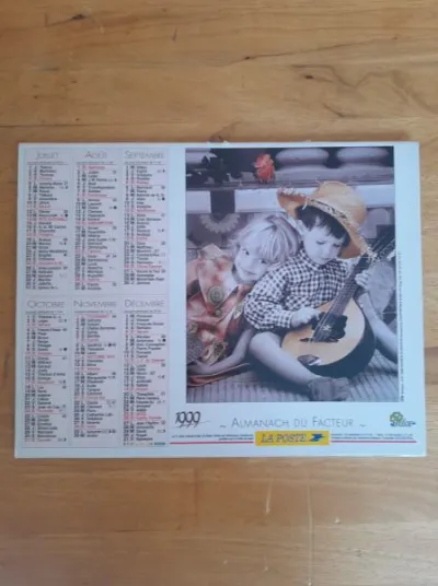 Almanach du facteur 1999 - Collection - Saint-Satur (18300)