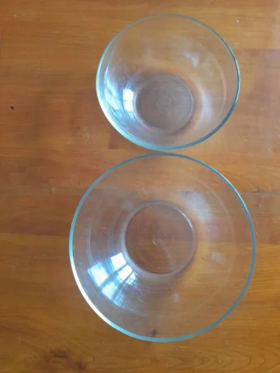 Lot 2 saladiers en verres duralex - Collection - Saint-Satur (18300)