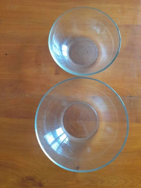 Lot 2 saladiers en verres duralex - Collection - Saint-Satur (18300)