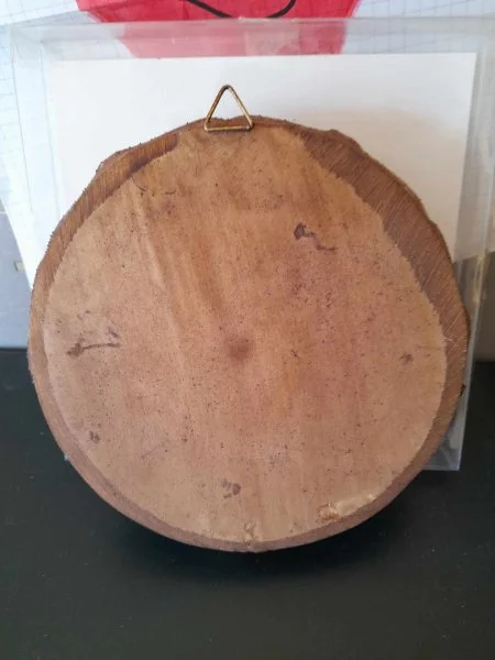 Ancienne assiette décorative en bois " london - Décoration - Saint-Satur (18300)