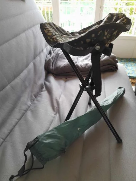 Chaise pliante camping chaise siège tabouret - Vins & Gastronomie - Saint-Satur (18300)