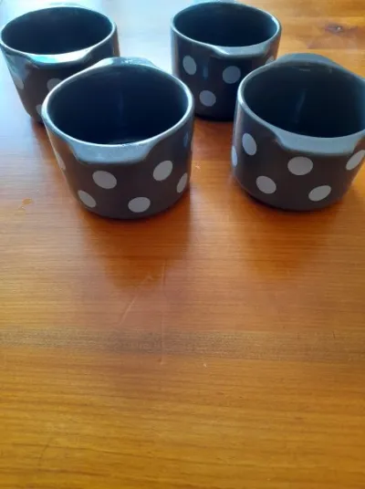 Ensemble 4 ramequins / bols en céramique - photo 3