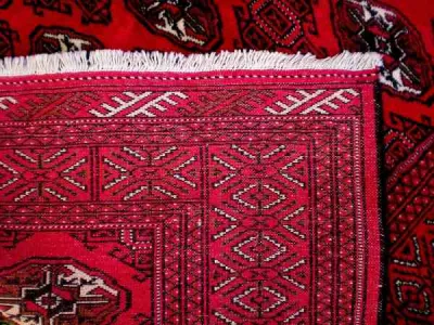 Tapis boukhara turkmen en laine fait main - photo 4