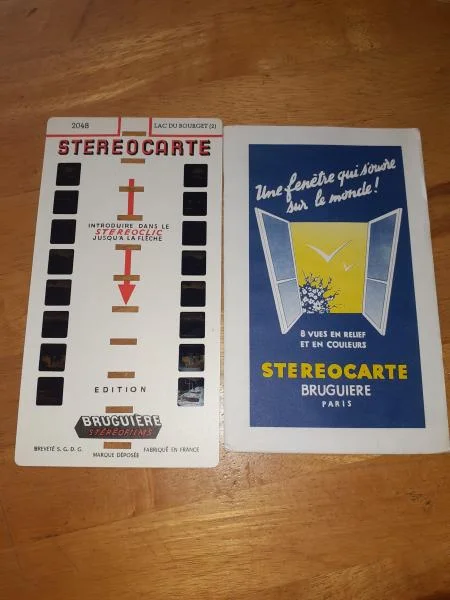 Stereocarte 2048- lac du bourget (2) - Collection - Saint-Satur (18300)