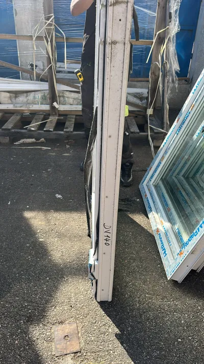 Porte fenêtre pvc blanc un vantail H2230 / L960 - photo 2