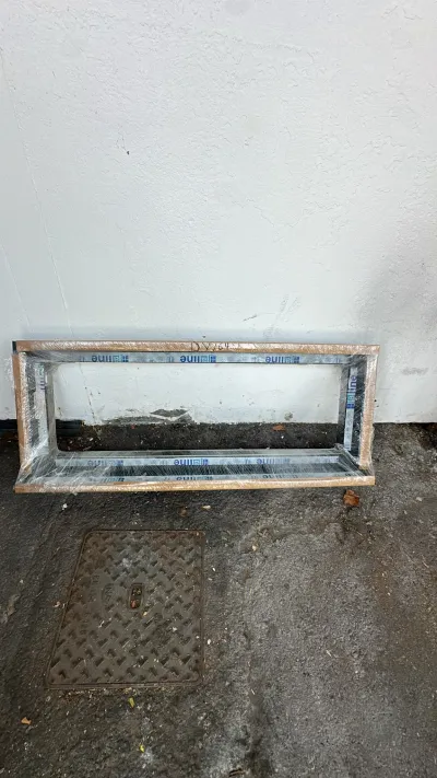 Coulissant en alu 7016 couplets H450 / L1200 - Bricolage