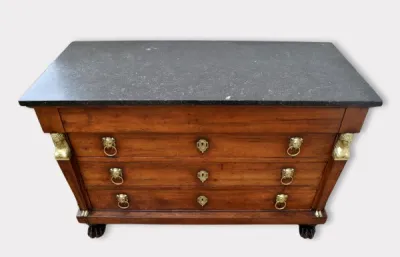 Commode d'époque empire retour d'égypte - photo 2