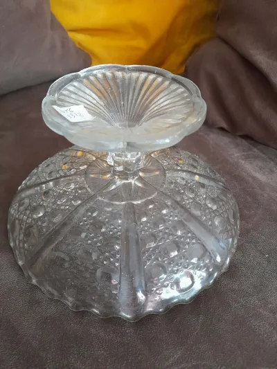 Ancien Compotier ou Coupe à Fruits sur Pied - photo 3