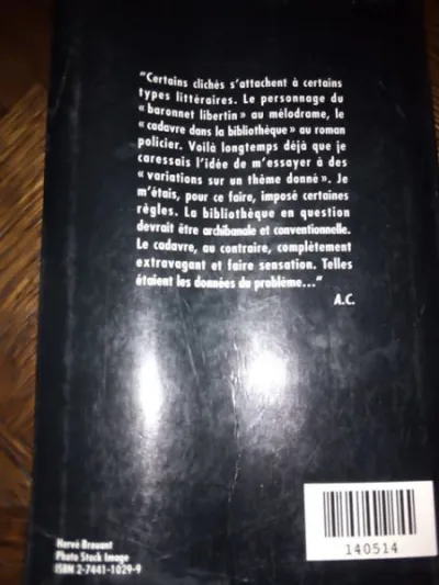 Livre agatha cristie "un cadavre dans la bibliothe - Livres - Saint-Satur (18300)