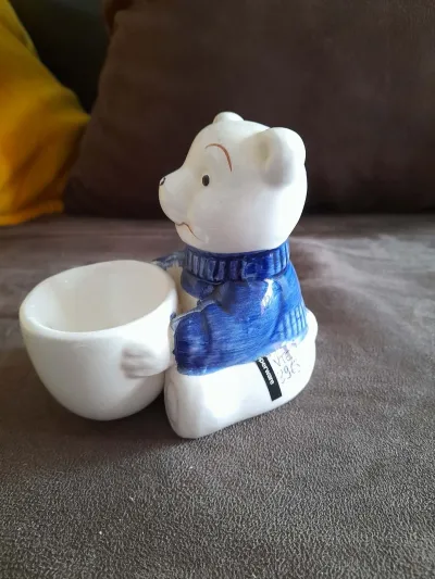 Coquetier Petit Ourson en Céramique - photo 2