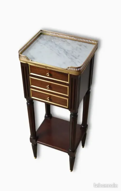 Paire de Chevets de Style Louis XVI - photo 3