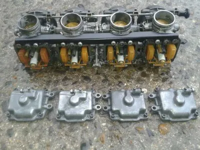 Rampe carburateur suzuki 1100 gsxr formula 1988 - photo 3