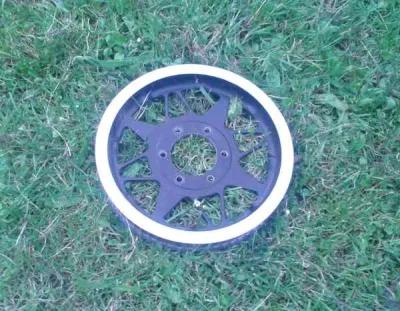 Roue poulie crantée suzuki 650 ls savage 1994 - photo 2