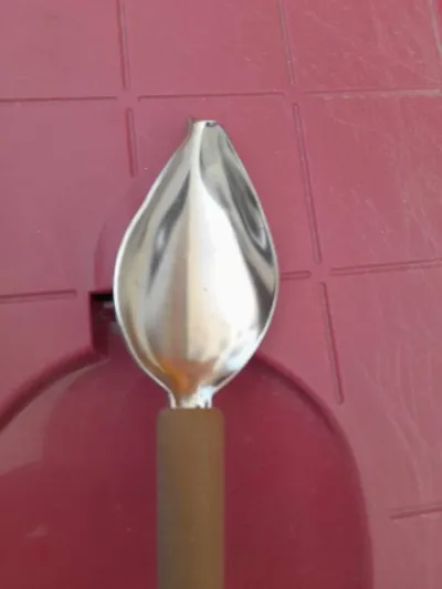 Cuillère plume inox - photo 3