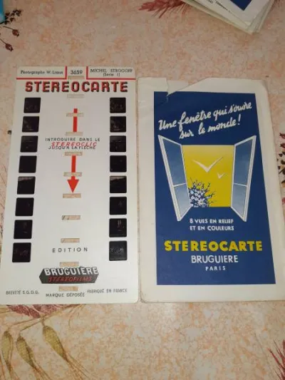 Stéréocarte 3659 michel strogoff (1) - Collection - Saint-Satur (18300)