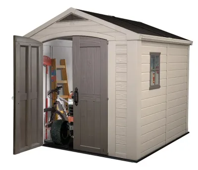 Abri de jardin KETER Factor 8x8 (230453), beige/gr - Jardinage - France